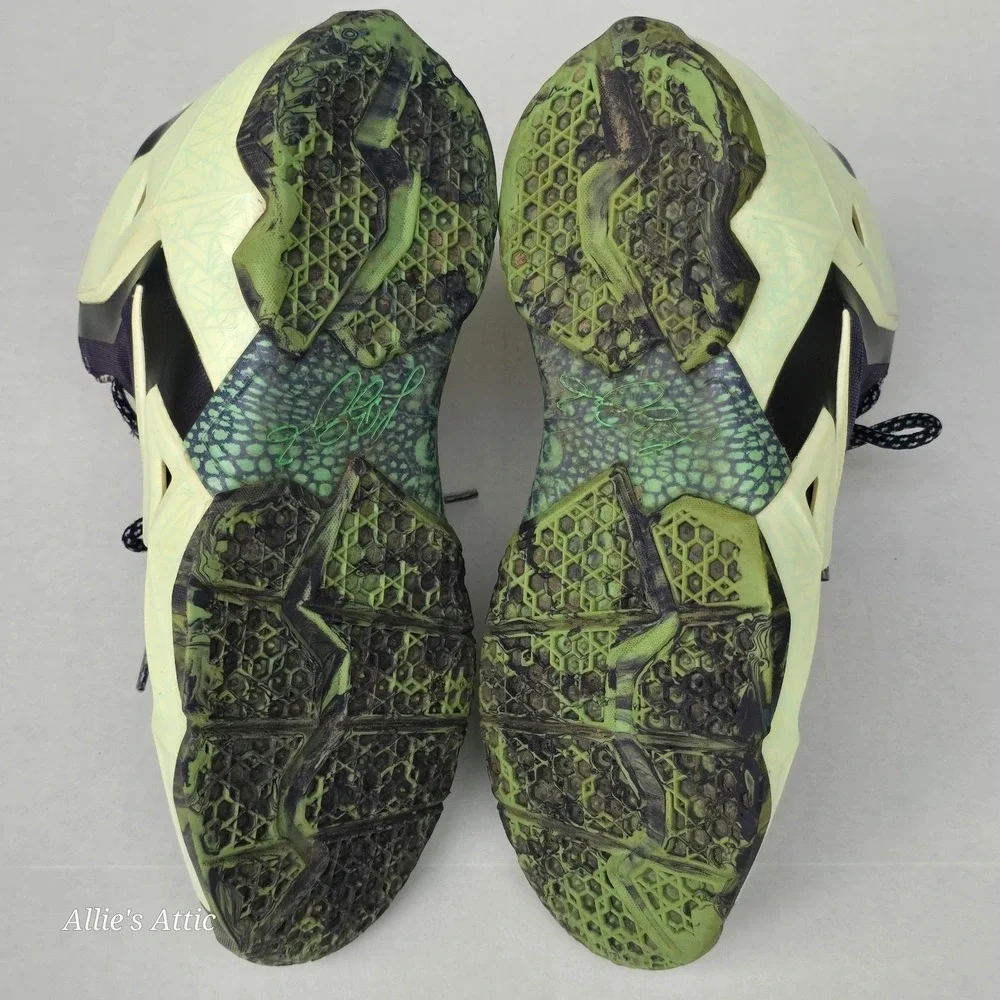 Nike Lebron Shoes 11‎ All Star Gator King Basketball Gumbo Kids Youth Glow 5Y